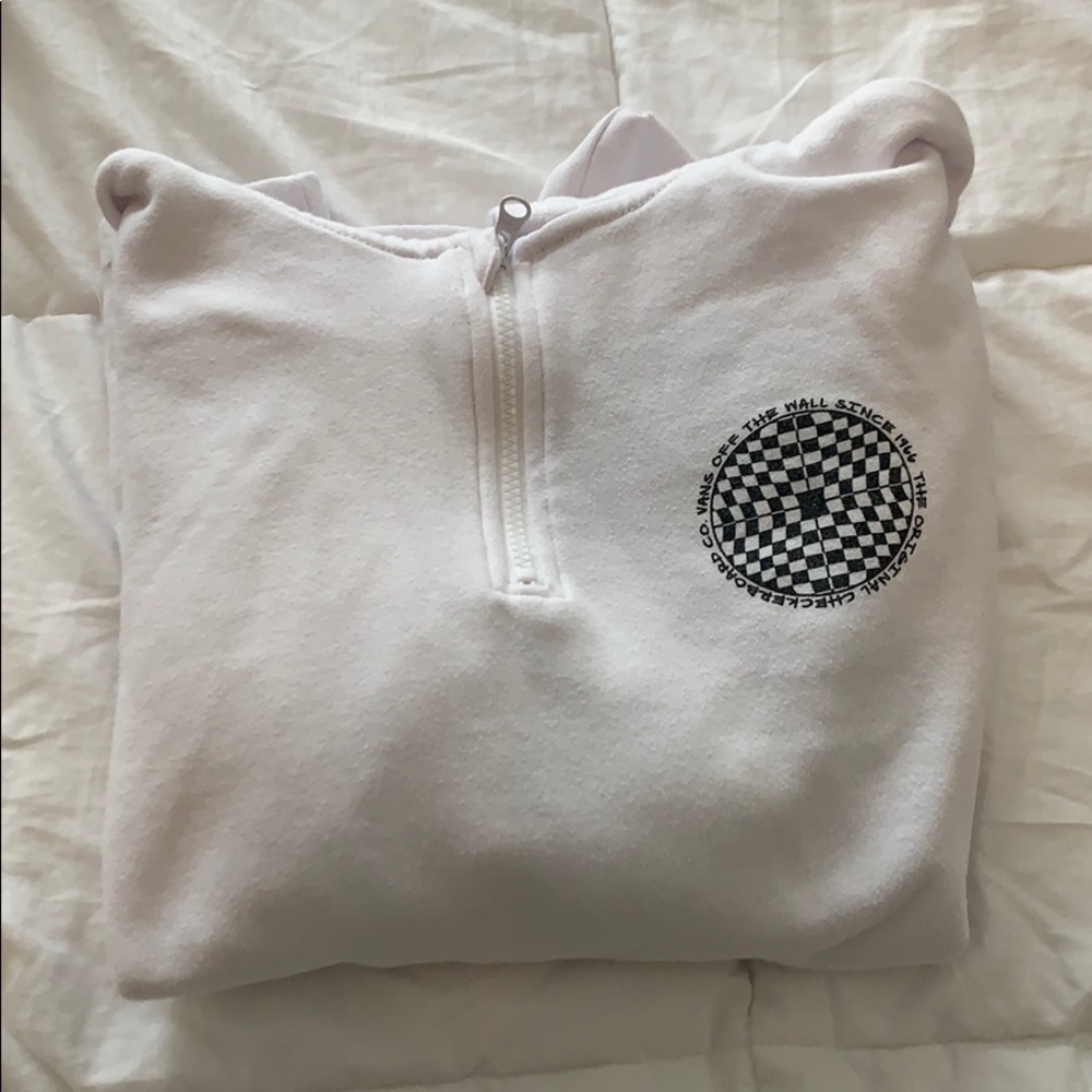 vans quarter zip hoodie